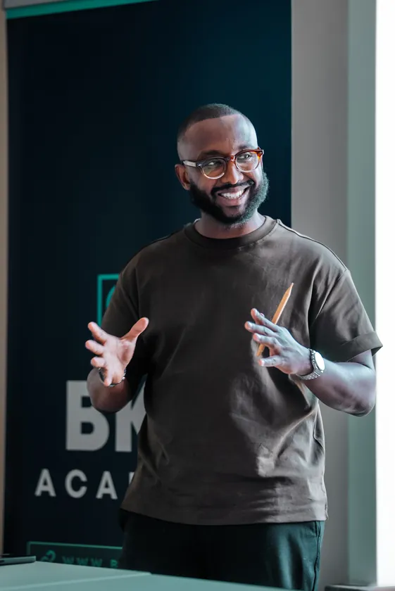 Le formateur anime la masterclass BKB Academy